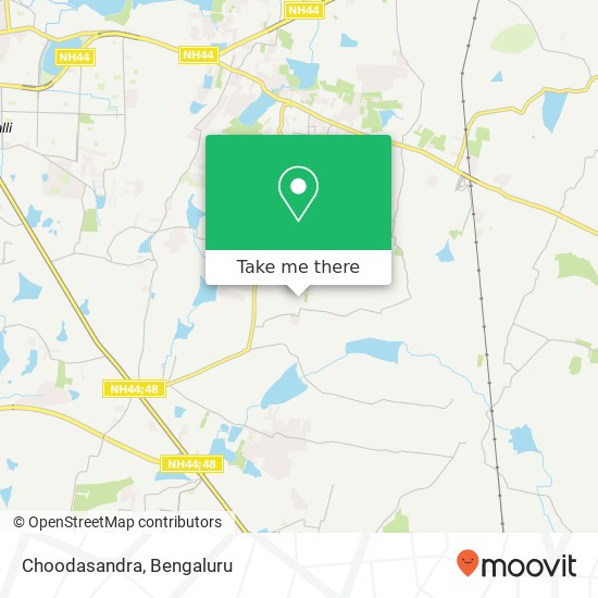 Choodasandra map