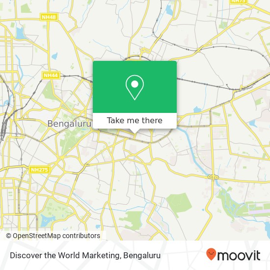 Discover the World Marketing map