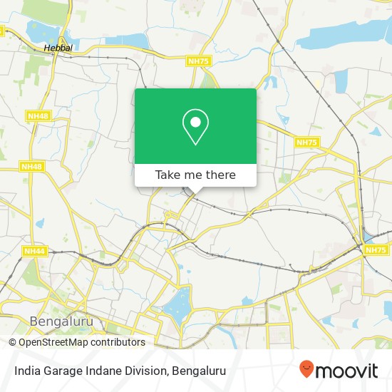 India Garage Indane Division map