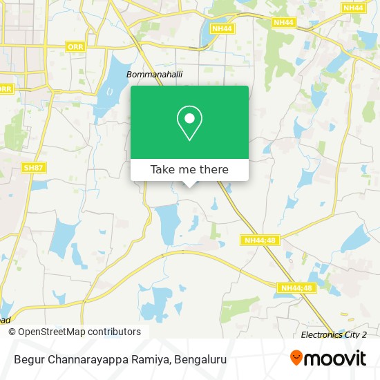 Begur Channarayappa Ramiya map