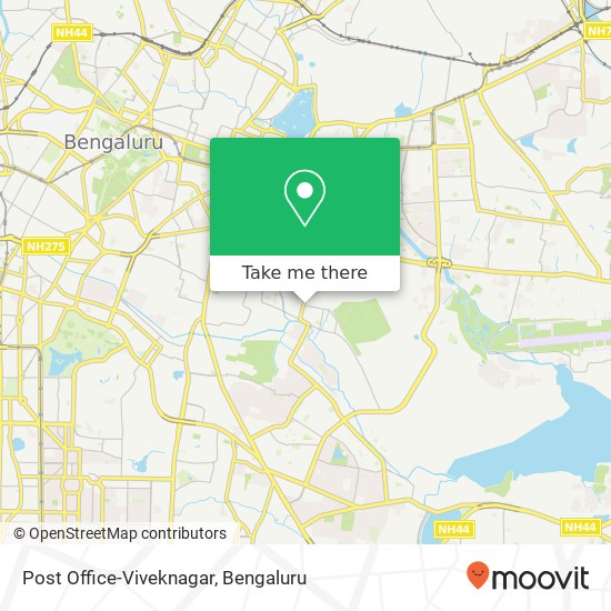 Post Office-Viveknagar map