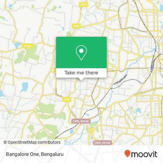 Bangalore One map