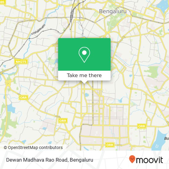 Dewan Madhava Rao Road map