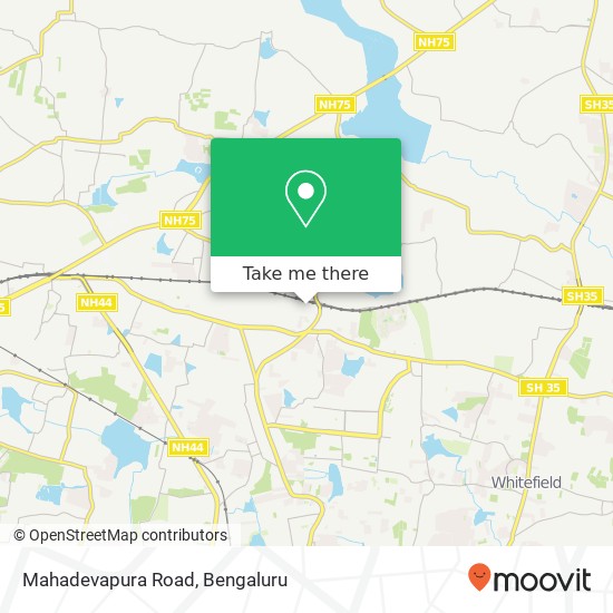 Mahadevapura Road map