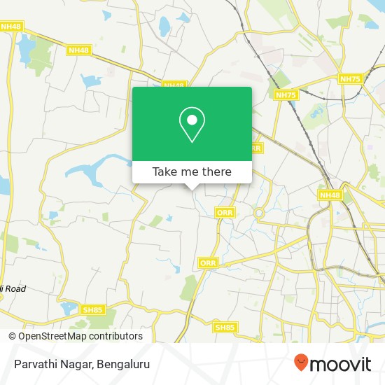 Parvathi Nagar map