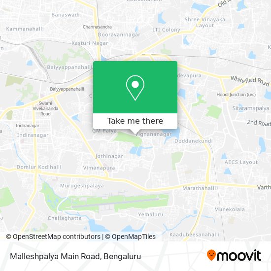 Malleshpalya Main Road map