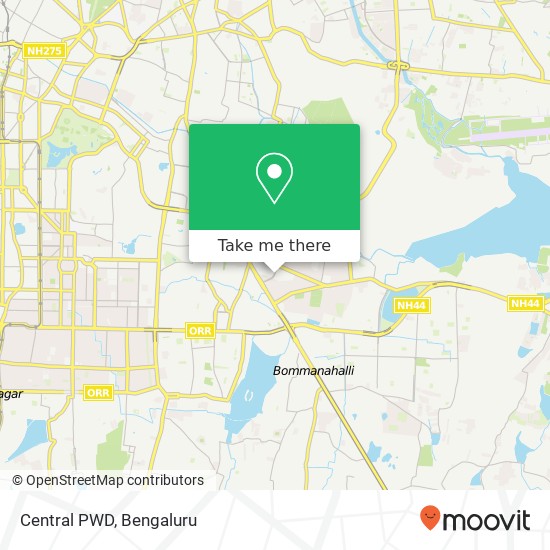 Central PWD map