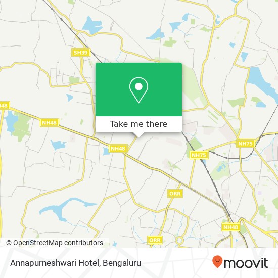 Annapurneshwari Hotel map