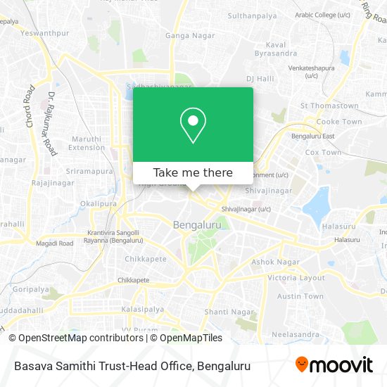 Basava Samithi Trust-Head Office map