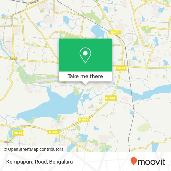 Kempapura Road map