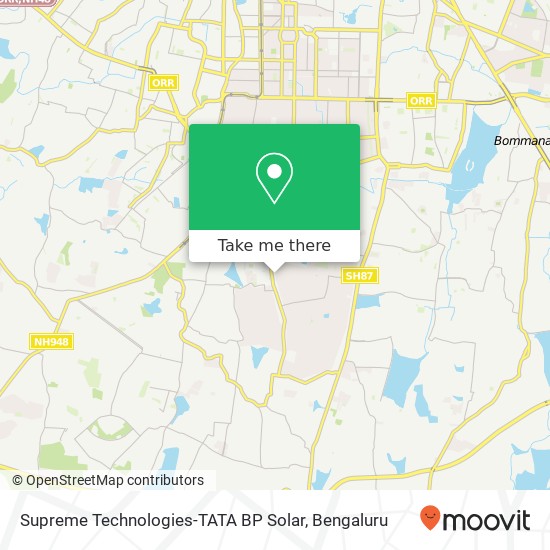 Supreme Technologies-TATA BP Solar map