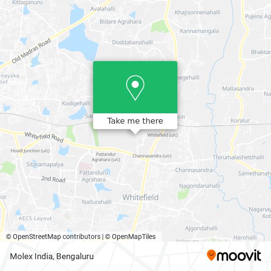 Molex India map