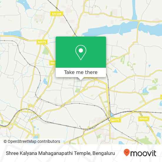 Shree Kalyana Mahaganapathi Temple map