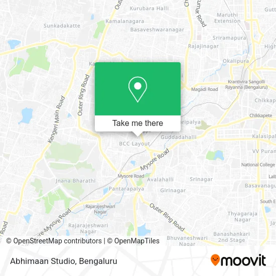 Abhimaan Studio map
