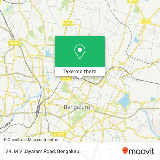24, M V Jayaram Road map