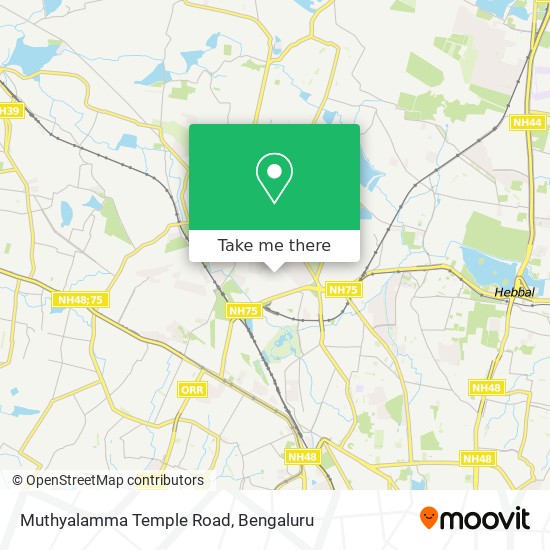 Muthyalamma Temple Road map