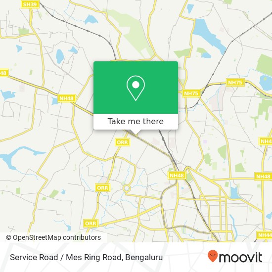 Service Road / Mes Ring Road map