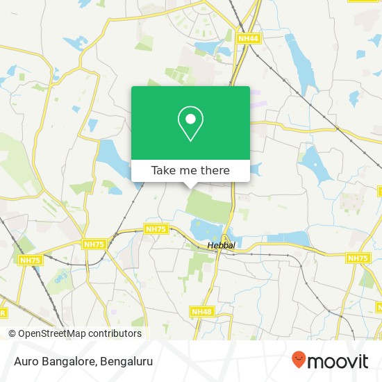 Auro Bangalore map