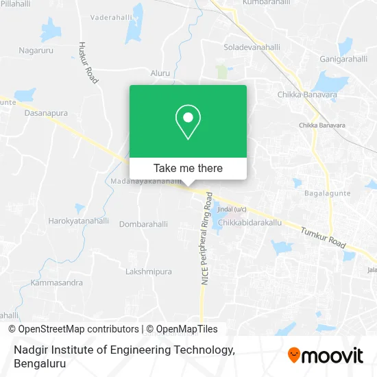 Nadgir Institute of Engineering Technology map