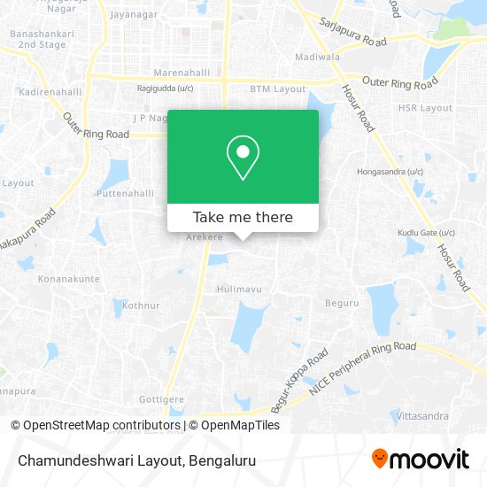 Chamundeshwari Layout map
