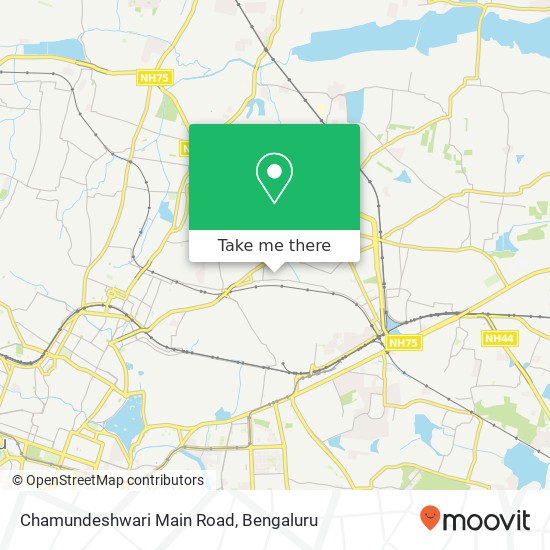 Chamundeshwari Main Road map