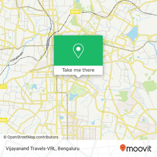 Vijayanand Travels-VRL map