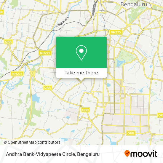 Andhra Bank-Vidyapeeta Circle map