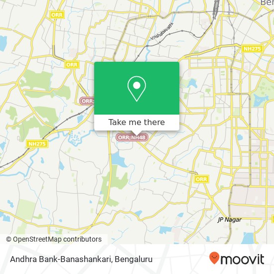 Andhra Bank-Banashankari map