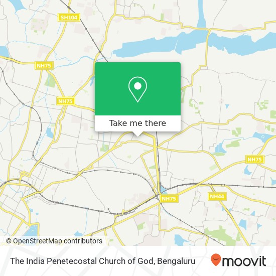 The India Penetecostal Church of God map