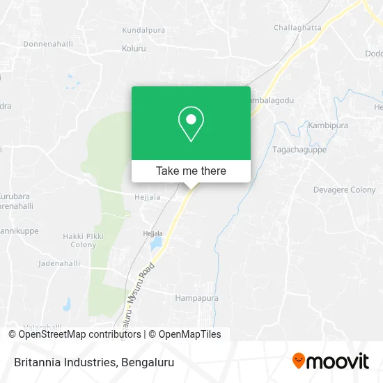 BRITANNIA INDUSTRIES map