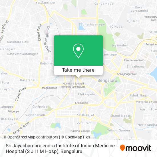 Sri Jayachamarajendra Institute of Indian Medicine Hospital (S J I I M Hosp) map