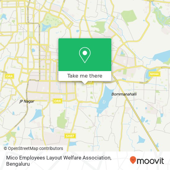 Mico Employees Layout Welfare Association map