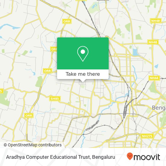 Aradhya Computer Educational Trust map