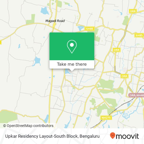Upkar Residency Layout-South Block map