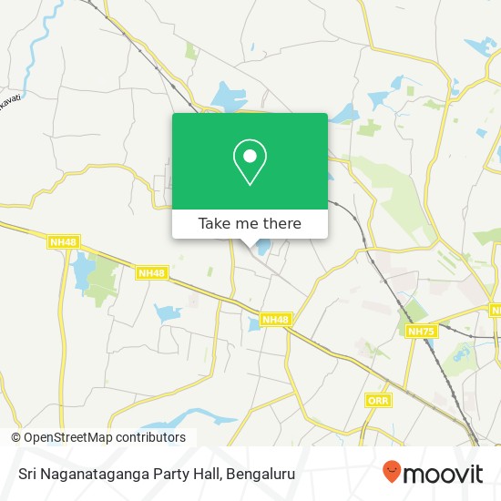 Sri Naganataganga Party Hall map