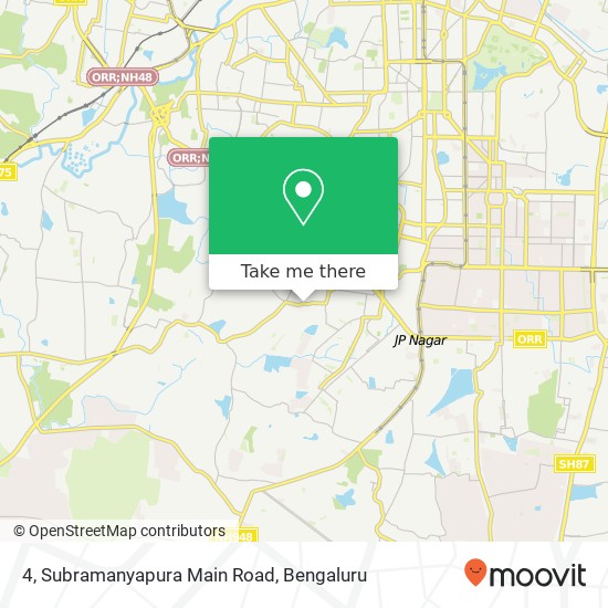 4, Subramanyapura Main Road map