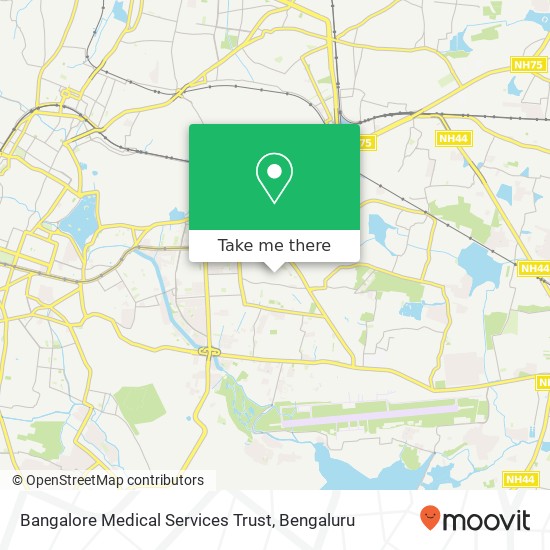 Bangalore Medical Services Trust map