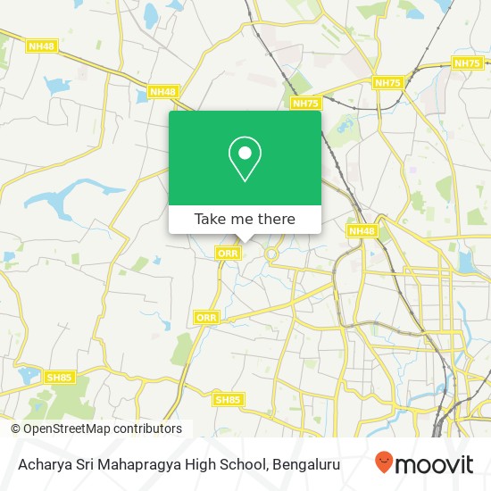 Acharya Sri Mahapragya High School map