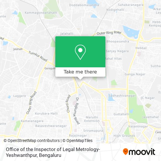 Office of the Inspector of Legal Metrology-Yeshwanthpur map