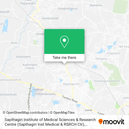 Sapthagiri Institute of Medical Sciences & Research Centre (Sapthagiri Inst Medical & RSRCH Ctr) map