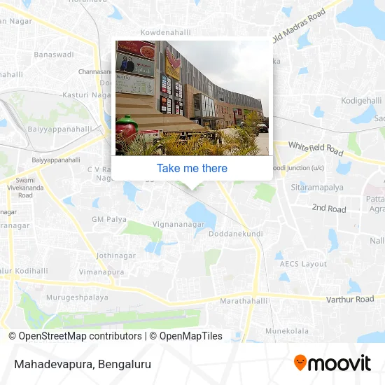 Mahadevapura map