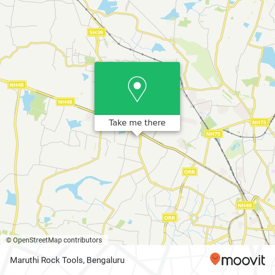 Maruthi Rock Tools map