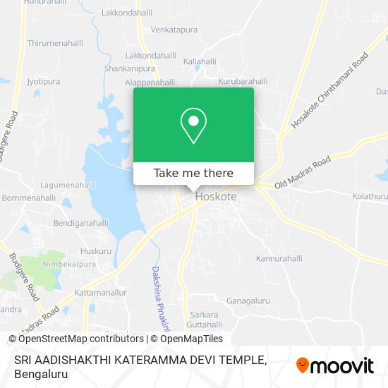 SRI AADISHAKTHI KATERAMMA DEVI TEMPLE map