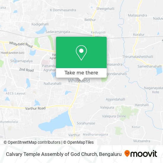 Calvary Temple Assembly of God Church map