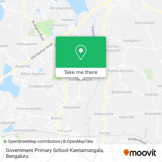 Government Primary School-Kannamangala map