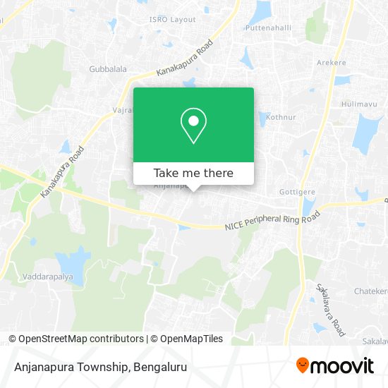 Anjanapura Township map