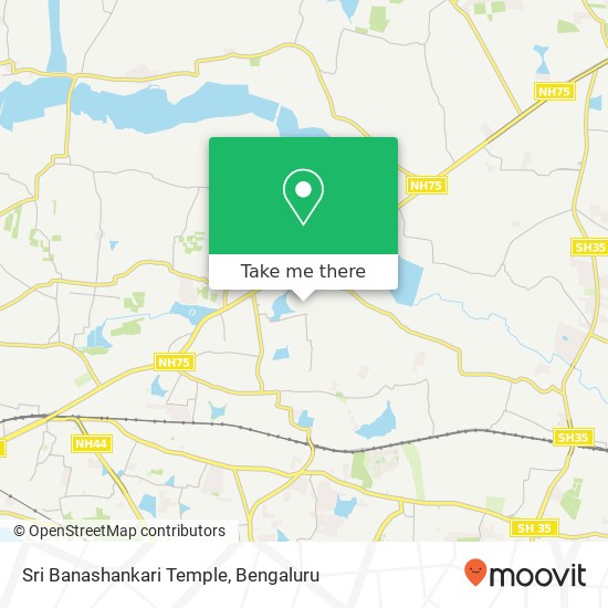 Sri Banashankari Temple map