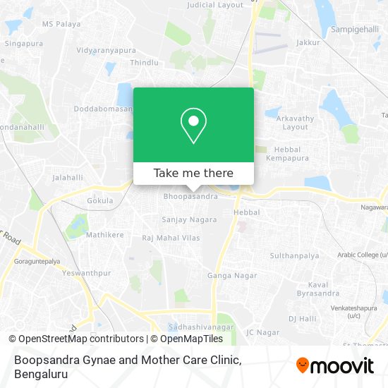 Boopsandra Gynae and Mother Care Clinic map