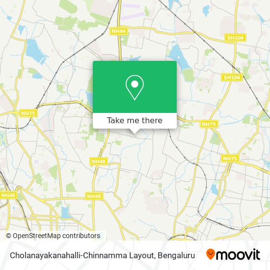 Cholanayakanahalli-Chinnamma Layout map