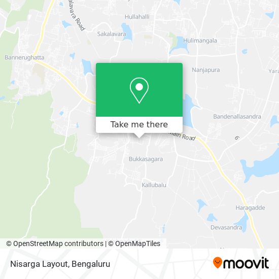Nisarga Layout map